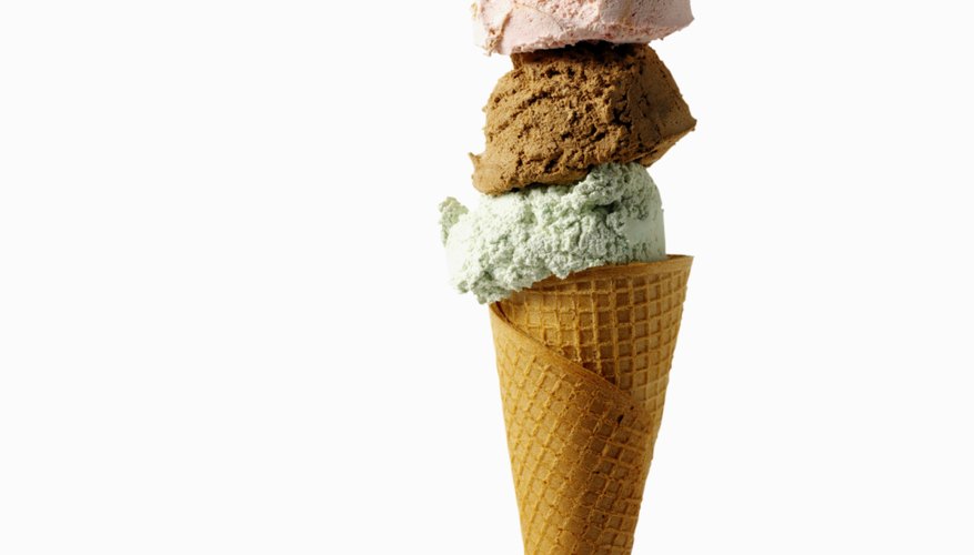 A waffle substituting for an ice cream dish popularized the ice cream cone.