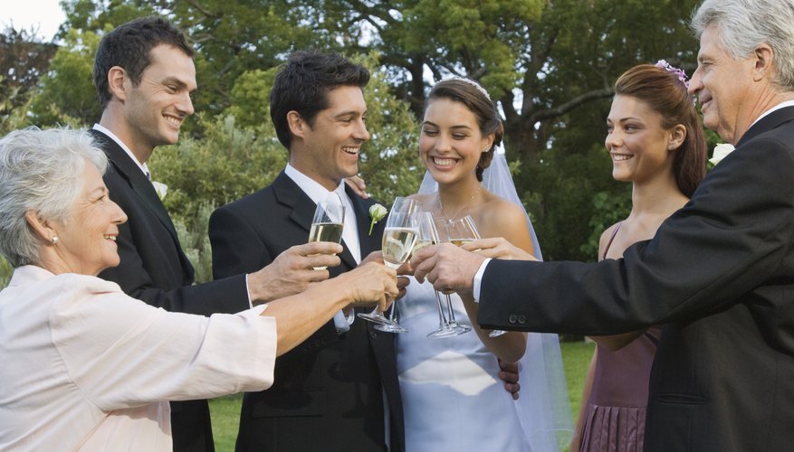 Orthodox sponsors actively participate in the wedding ceremony.