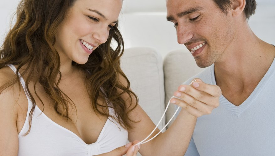 Personalize the necklace with a short love phrase.