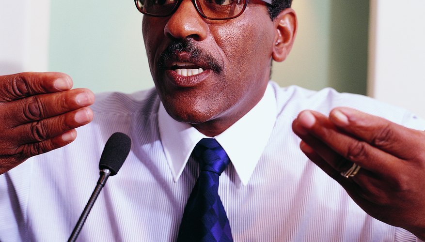 Giving a persuasive speech requires you to be passionate and informed about your topic.