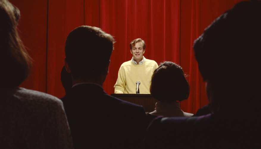 Oral presentations are typically informative or persuasive.