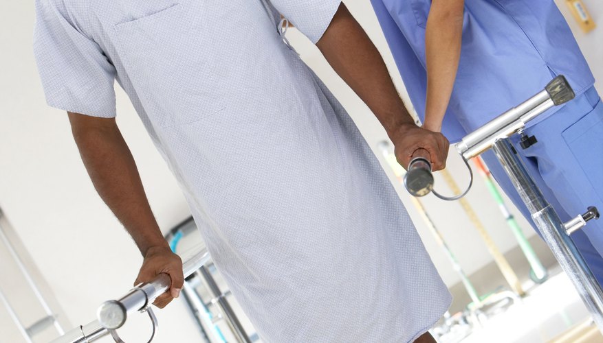 Physical therapy students study at medical school for three years.