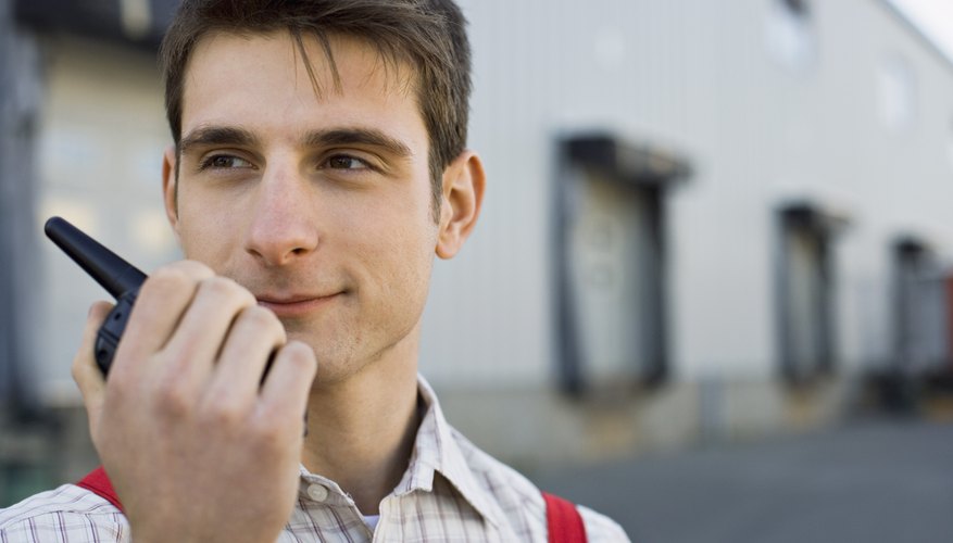 Be sure to speak clearly and be polite when you call another person on the radio.