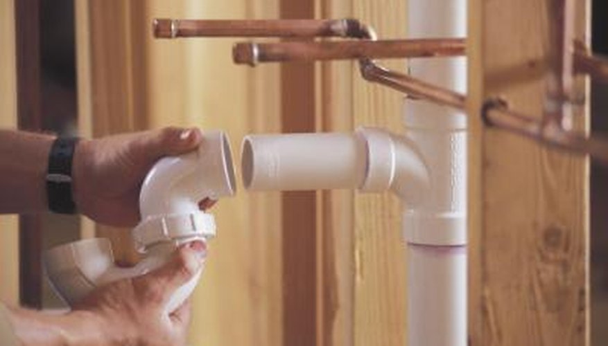 PVC pipes expand when hot water runs through them and they can make some odd noises as a result.