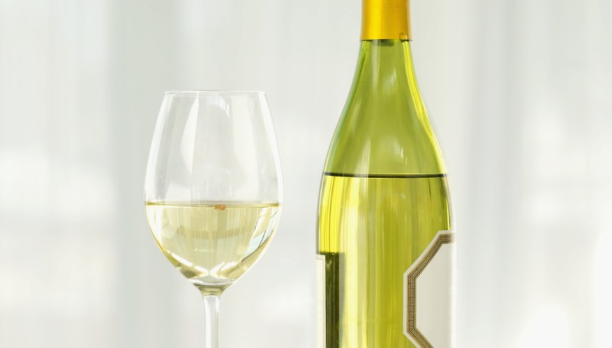 A personalized bottle of wine makes a sophisticated gift.
