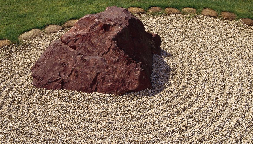 Rock gardens are considered a form of art in Japan.