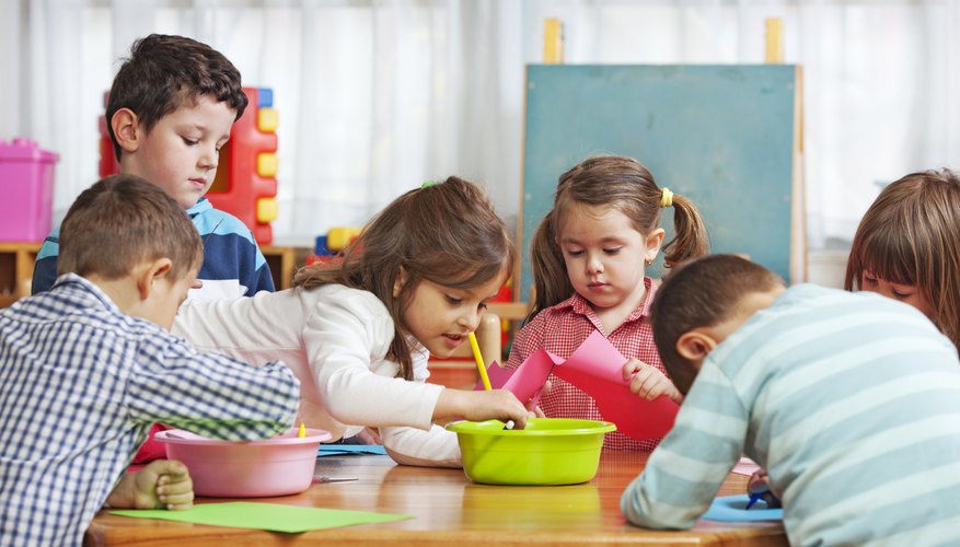 Separate the children into small groups.