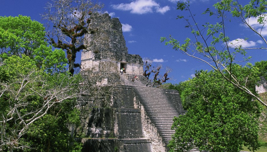 The ruins of El Zotz and Tikal are less than a day's walk apart from each other in Guatemala.