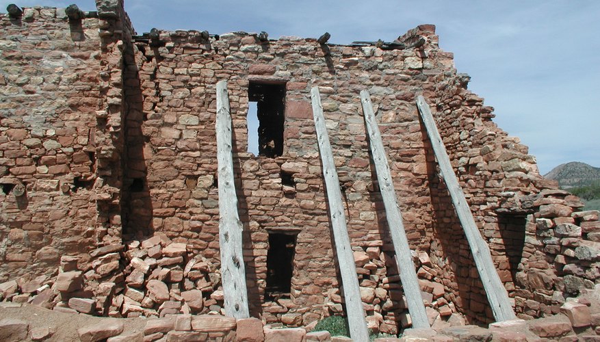 A structure at the Kinishba Ruins, an ancient Hopi pueblo