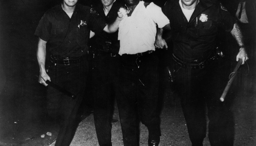Civil rights arrest victim