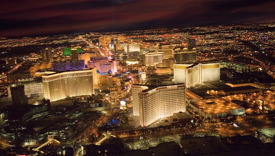 Las Vegas at night.