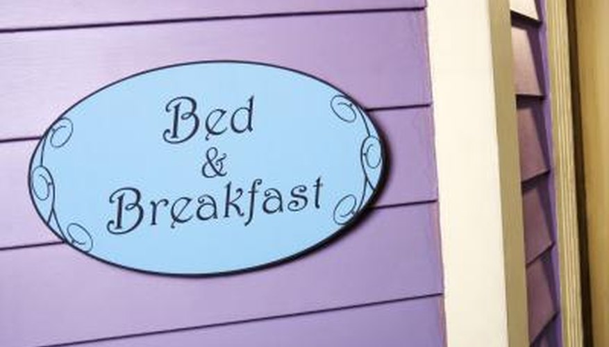 Some bed-and-breakfasts have a policy of not accepting tips.