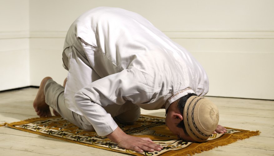 Muslim man praying