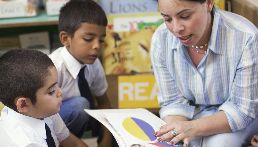 Kindergarten teachers introduce their students to many new reading skills.