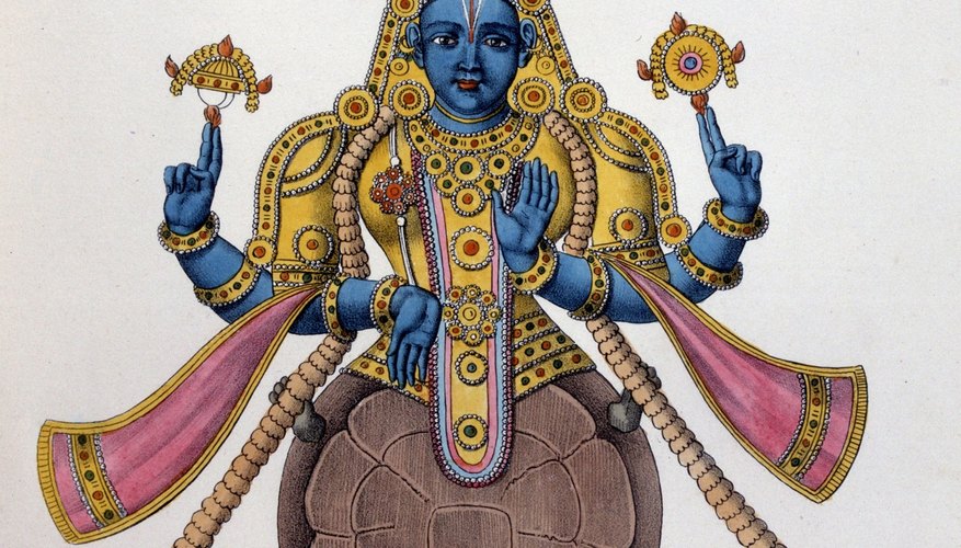 Hindus believe in one God from whom many deities, like Vishnu, emanate.