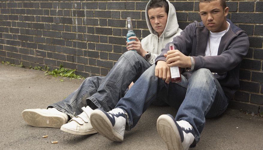 Guys are more likely to start drinking or smoking if their friends do.