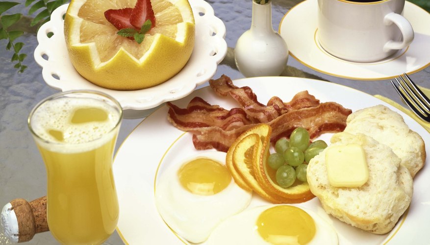 Make your friend a hearty breakfast to inspire her to wake up.