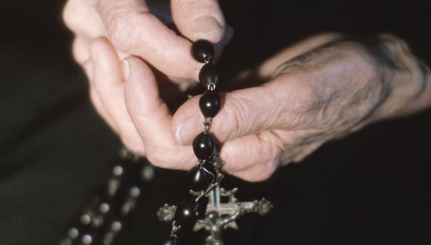 Reciting the rosary is meant to help Catholics contemplate the great mysteries of their faith.
