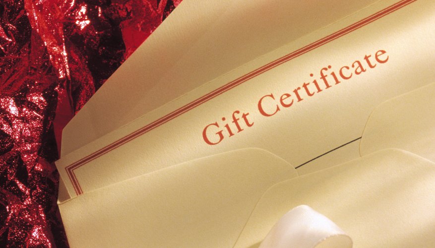 It doesn't get more impersonal than a gift card.
