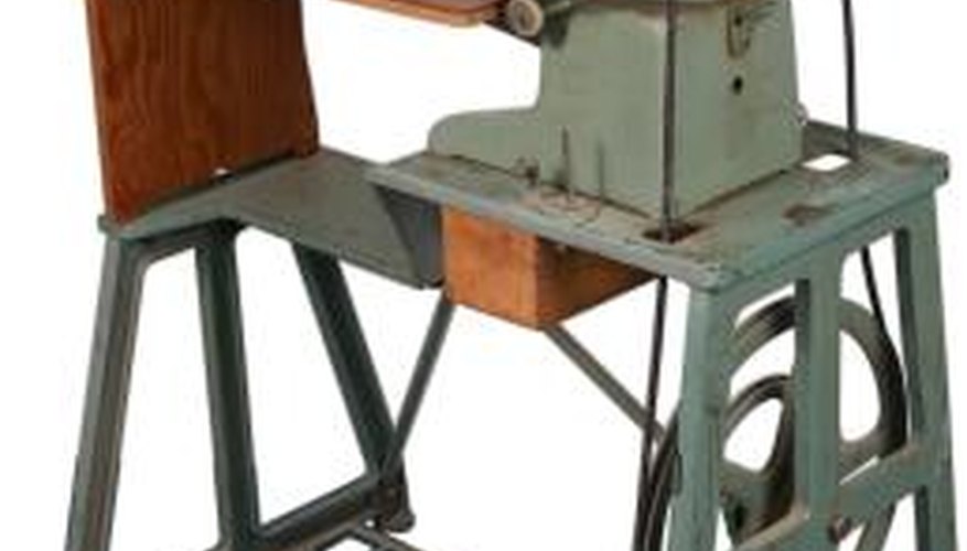 A treadle sewing machine similar to the Singer 201K.