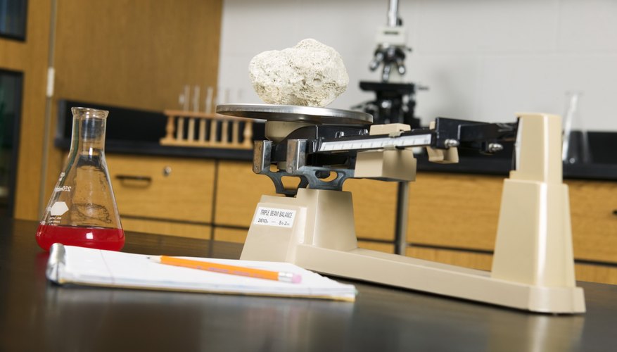 Mass is a physical property used to calculate density.