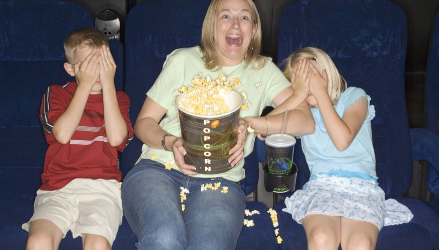 Movie posters are a project that utilizes a kid's creativity.