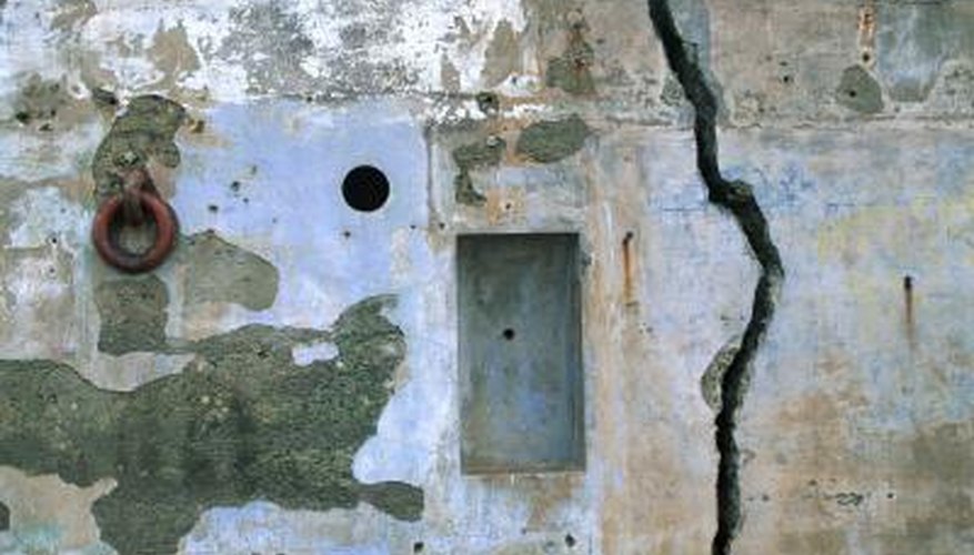 Major cracks in your wall could indicate more than a simple settling issue.