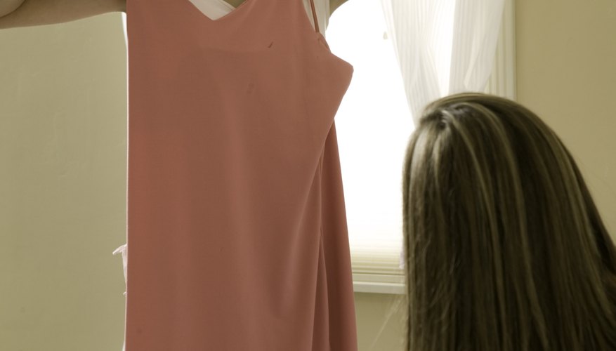 You don't need a washer, dryer or iron to de-wrinkle a dress.