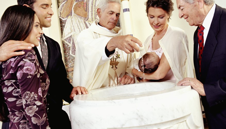 Child being Christened