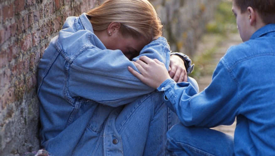Humor can help a sad friend get her groove back.