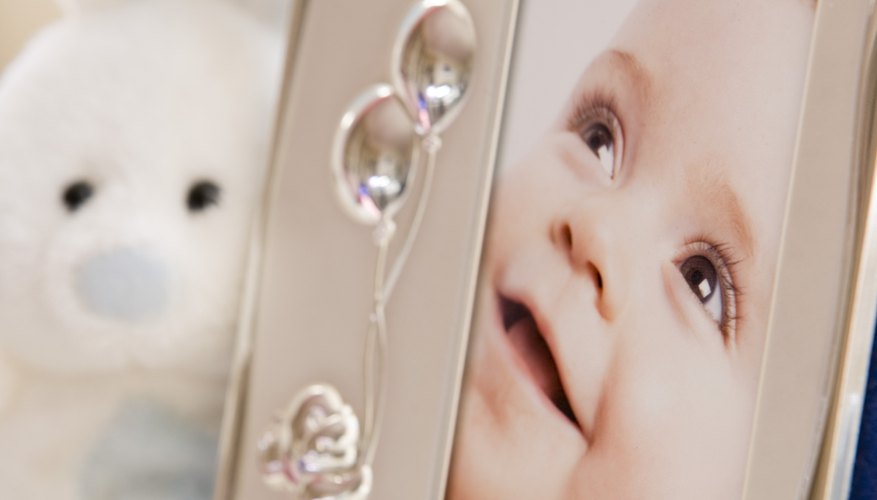 Any godparent would treasure a framed portrait of the baby.
