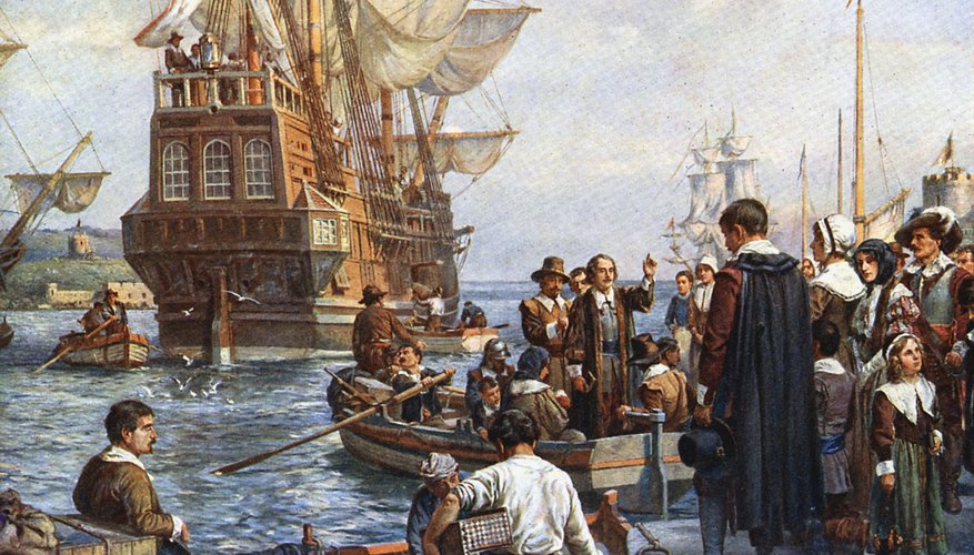 The Mayflower carried many Puritans to America, where they would establish colonies on the basis of their religion.