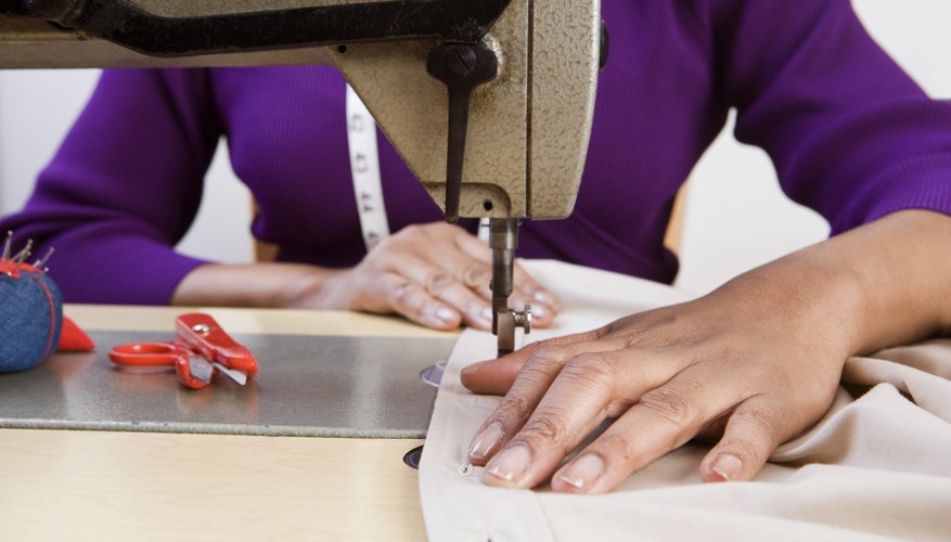 Use a sewing machine for a professional-looking finish.