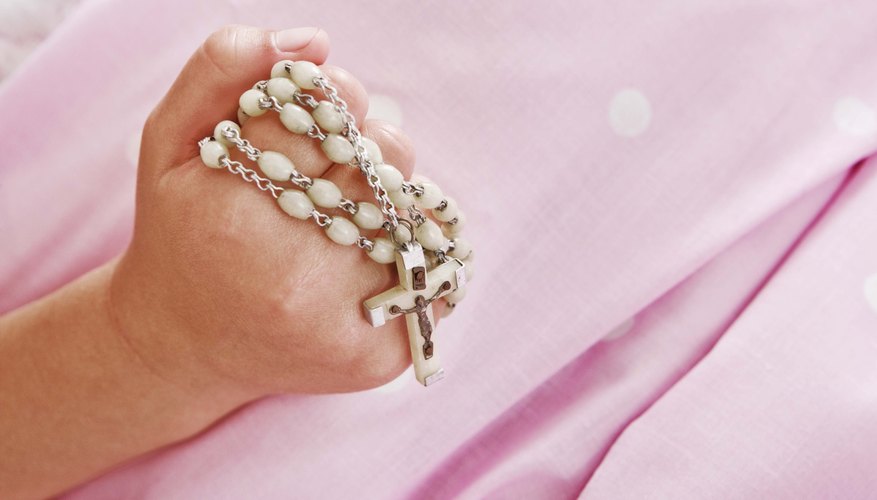 Rosary beads.