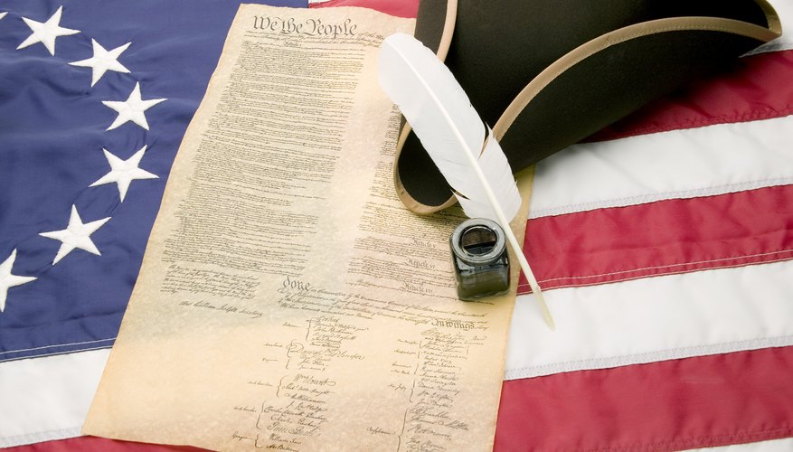 A system of checks and balances ensures no one branch of the federal government will dominate the other two.