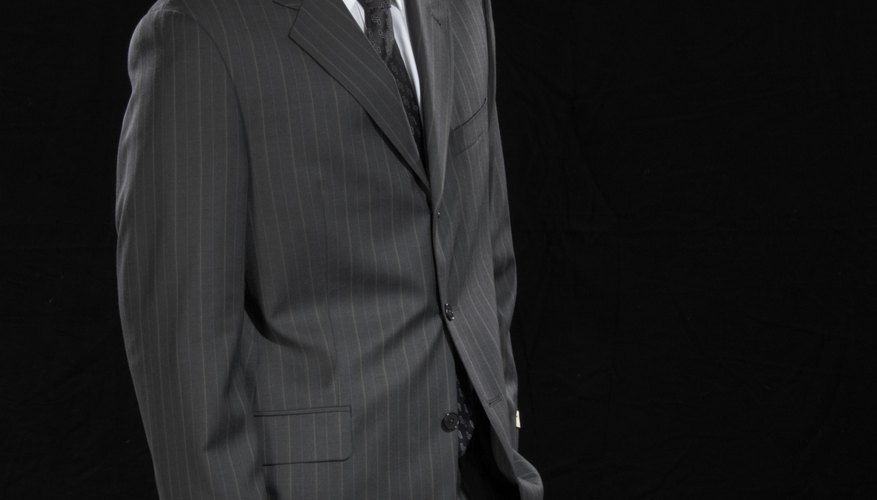 Guys have several options in suit jacket styles.