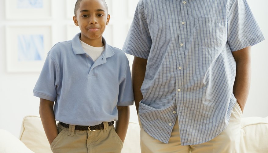 A child and his mentor.