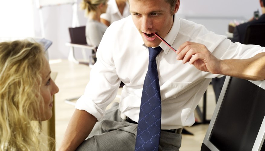 Don't make flirting at work your full-time job.