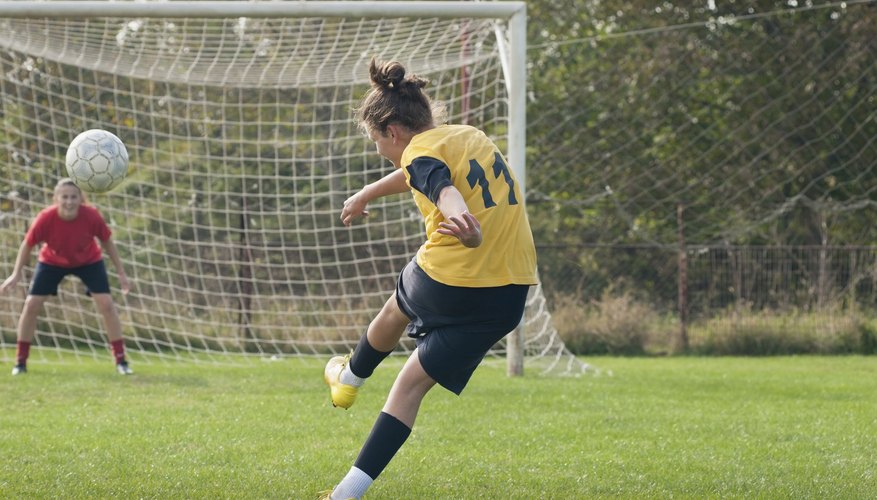 Women's soccer practice.