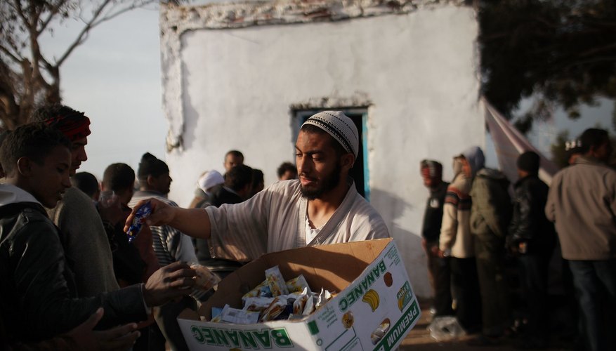 In Islam, Allah commands his servants to feed the hungry.