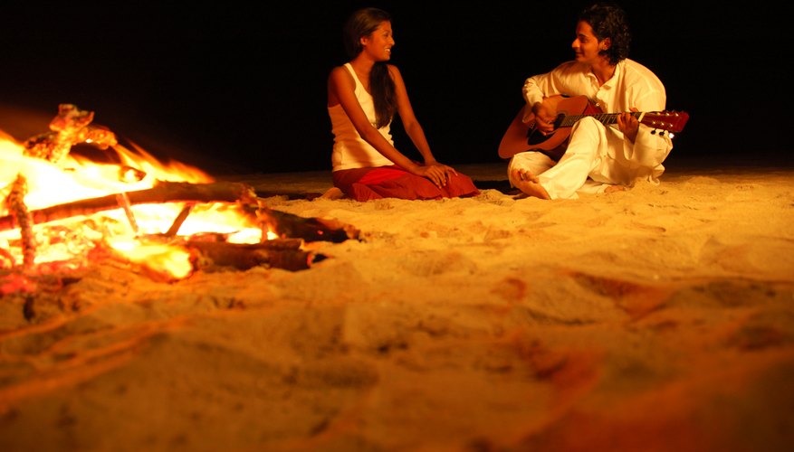 Find an isolated outdoor spot to create a private party for two.