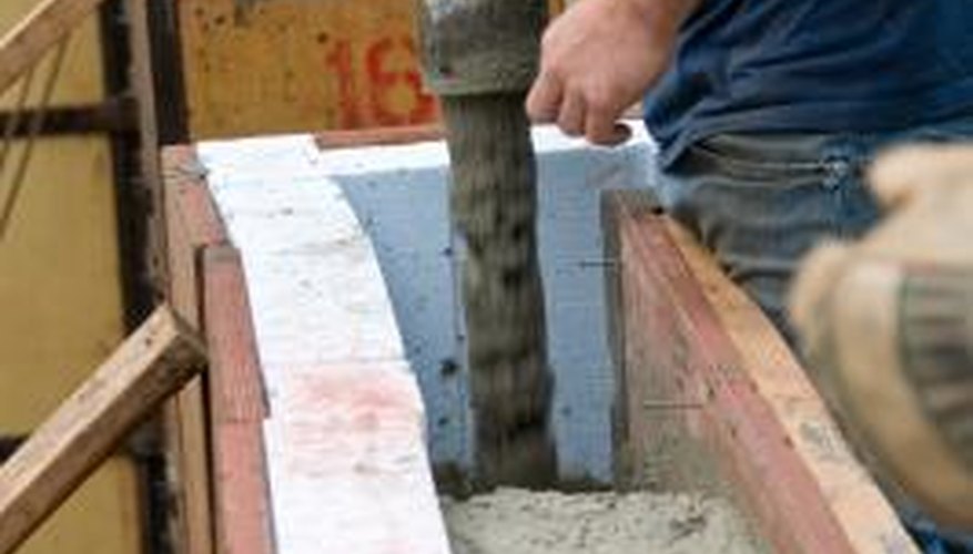 Pour concrete in good weather.