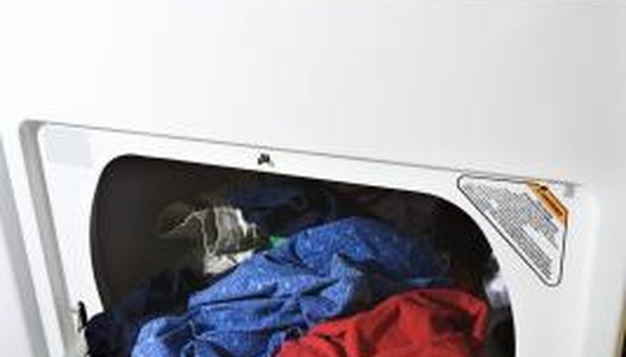 An overfilled dryer can burn clothes if they are packed too tightly.
