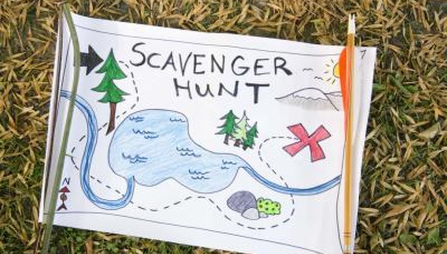 Scavenger hunts get everyone in a large group involved in the fun.