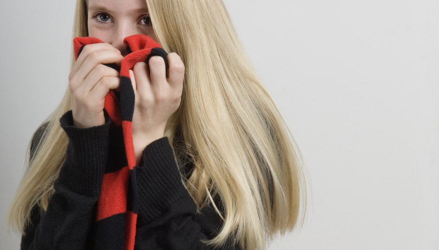 A shy girl will take longer to open up in a relationship.