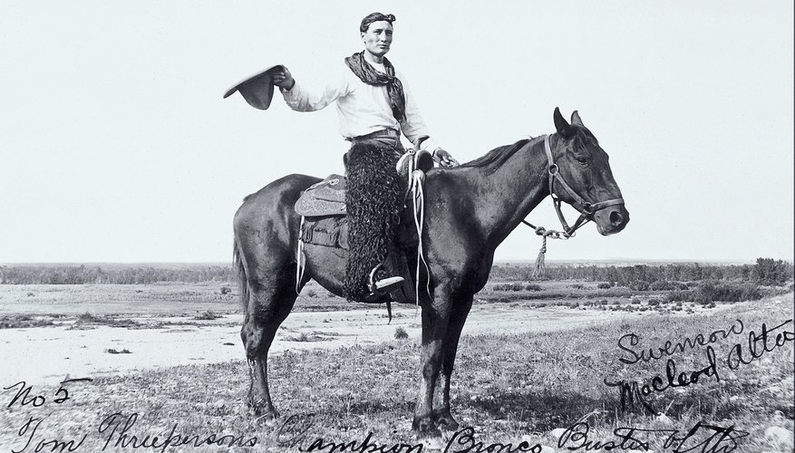 Although19th-century cowboys symbolized adventure, their livelihood was hard work.