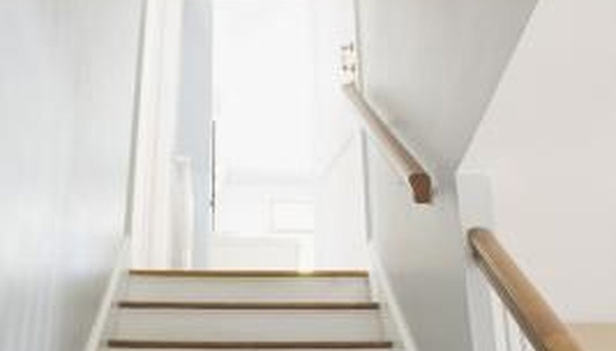 Linoleum flooring can only be installed on small stairwells.