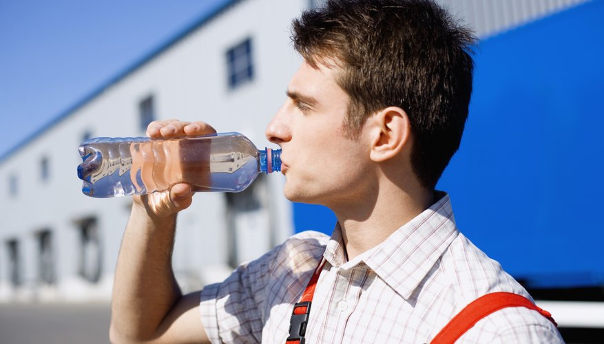 Drink plenty of water, even if you don't feel thirsty, to stay cool in hot weather.