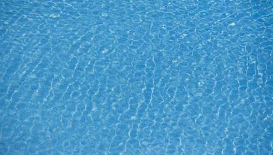 Clean pool water is inviting and refreshing.