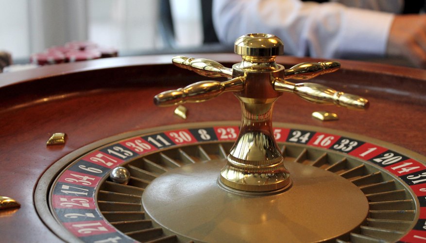 Roulette wheel.